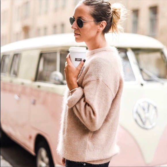 acne dramatic mohair sweater